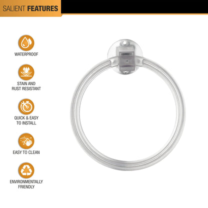 Round ABS Towel Ring 3