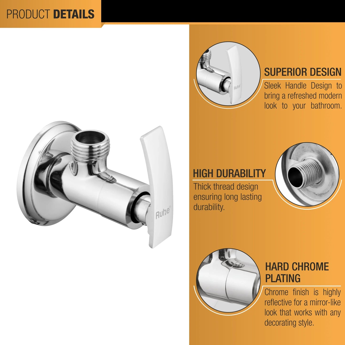 Vega Angle Valve product details