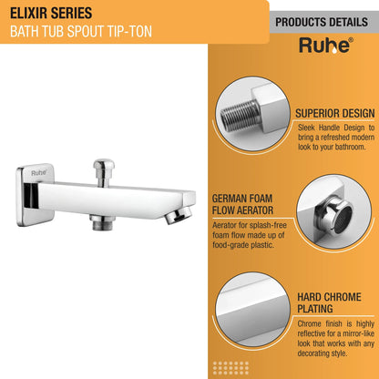 Elixir Bathtub Tap with Tip-Ton Button (Only Spout)