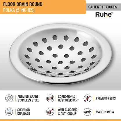 Polka Floor Drain