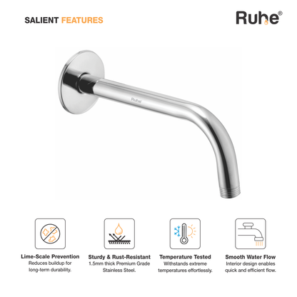 Round Full Bend Shower Arms
