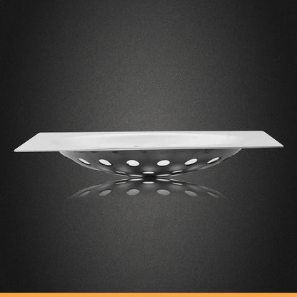 One Square Flat Cut Floor Drain