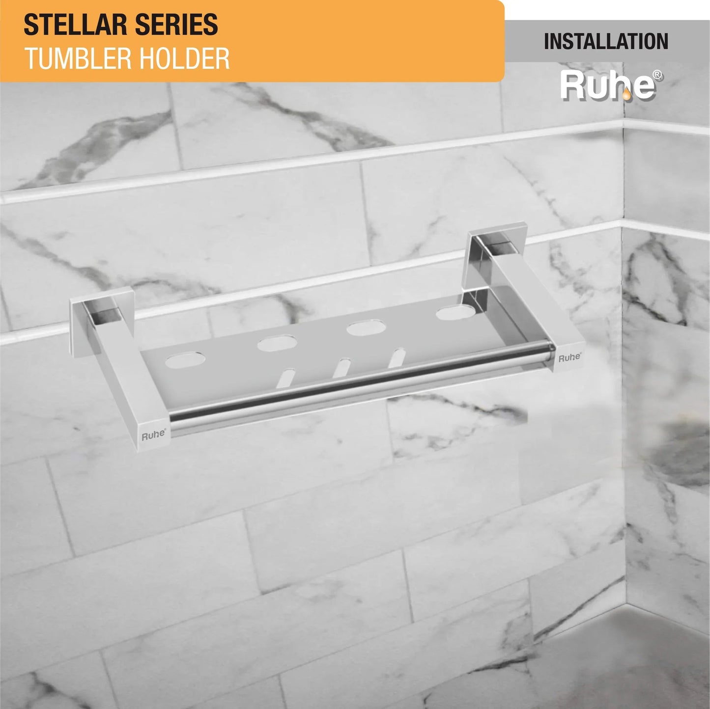 Stellar Stainless Steel Tumbler (Brush) Holder installation