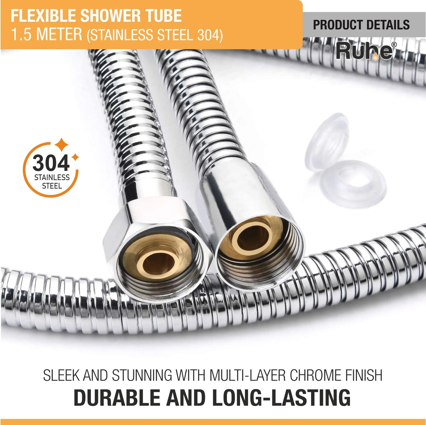 Shower Tube 304-Grade SS