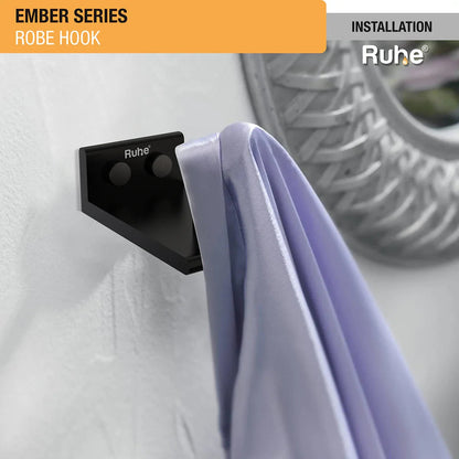 Ember Robe Hook (Space Aluminium) installstion