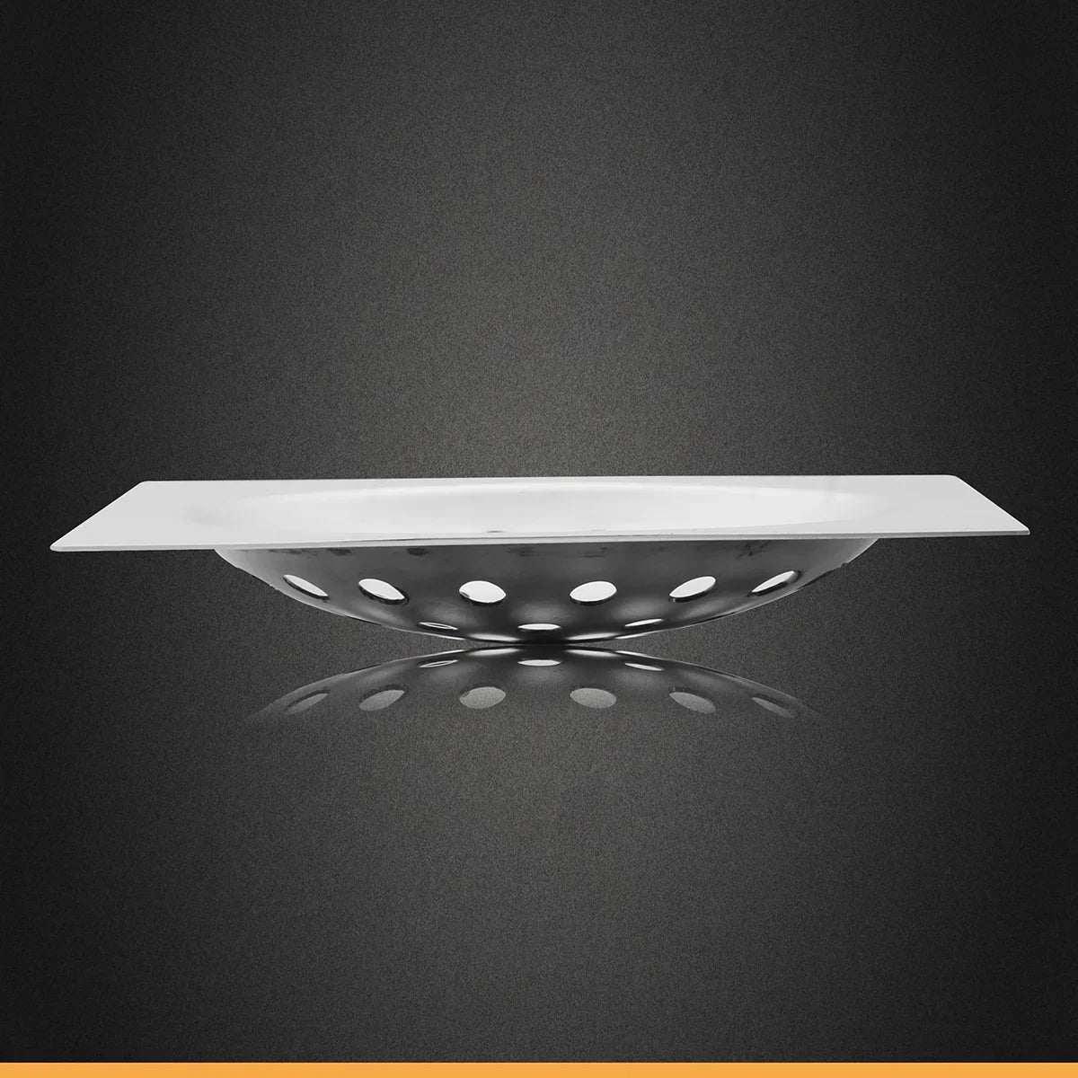 One Square Flat Cut Floor Drain