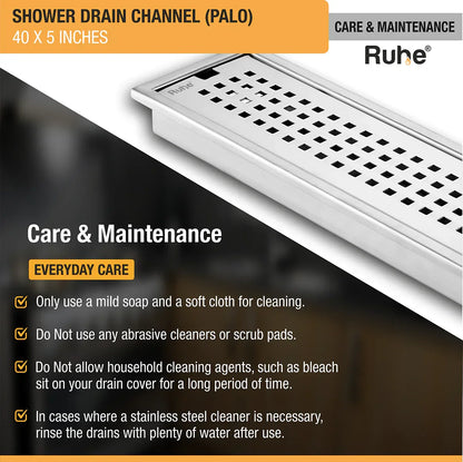 Palo Shower Drain Channel (5 Inches)