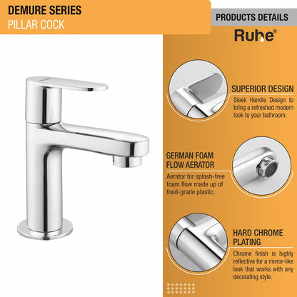 Demure Wash Basin Pillar Tap