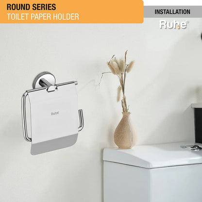 Round Stainless Steel Paper Holder - by Ruhe