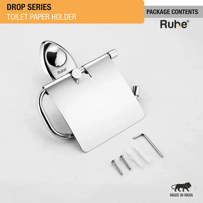 Drop Stainless Steel Paper Holder package content