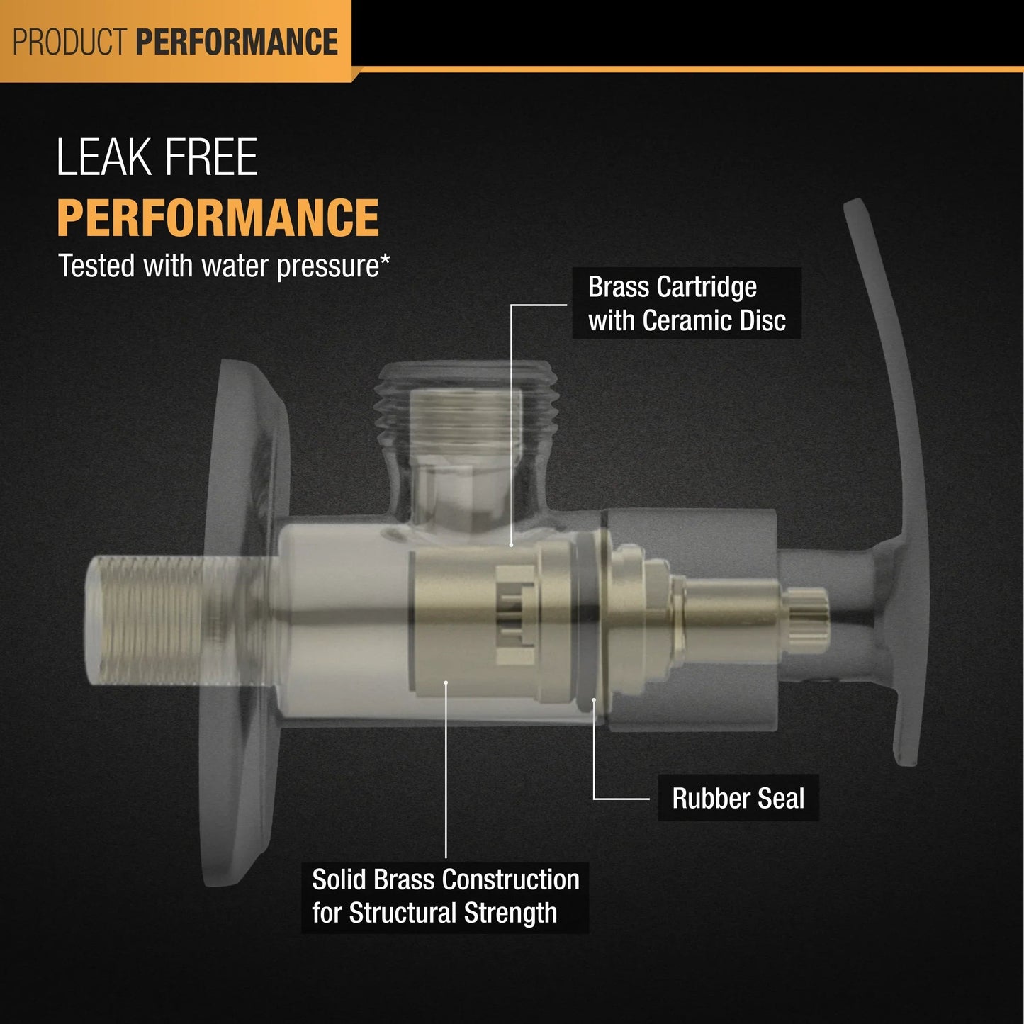 Vega Angle Valve leak proof