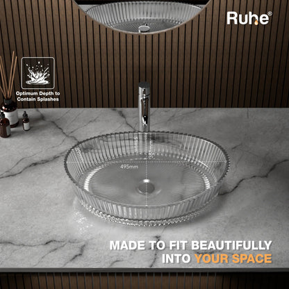 Prism Table-Top Wash Basin (depth)
