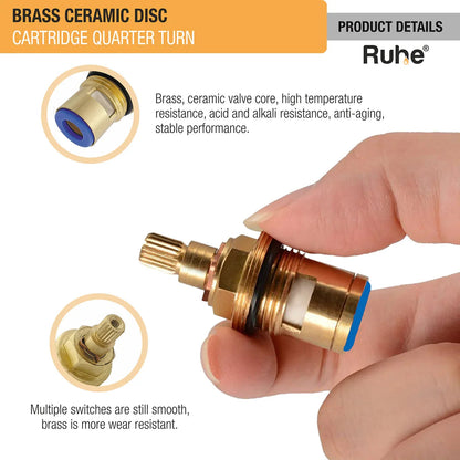 Brass Ceramic Disc Cartridge (Quarter-Turn) product details