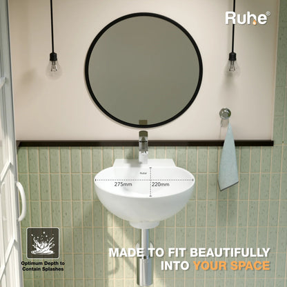 Hydra Wall-hung Wash Basin (depth)