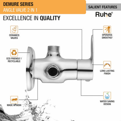 Demure Two Way Angle Valve - by Ruhe
