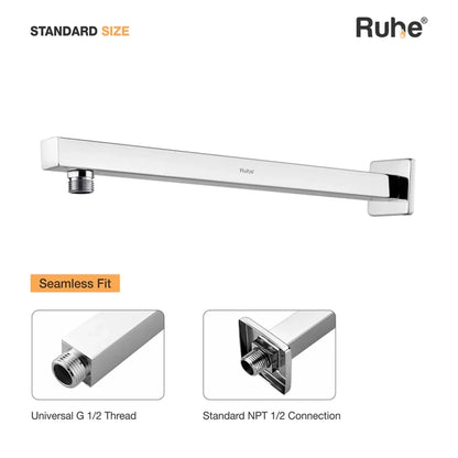 Square 304-Grade Shower Arm