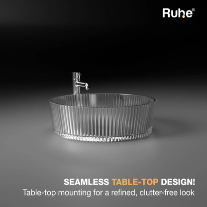 Sheer Table-Top Wash Basin (Clutter free look)