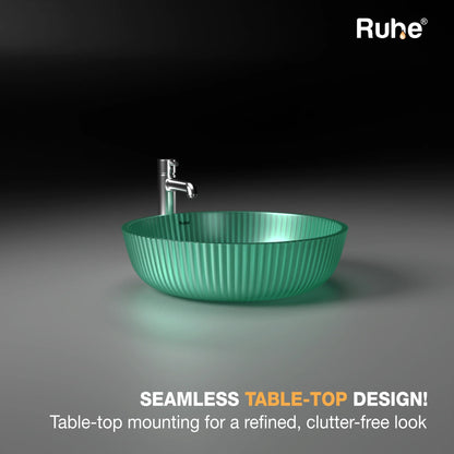 Jade Table-Top Wash Basin (Clutter free look)