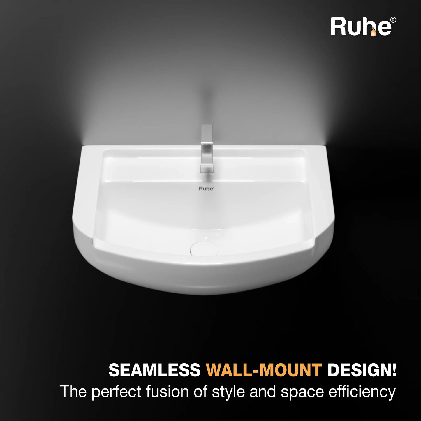 Megna Wall-hung Wash Basin (Clutter free look)