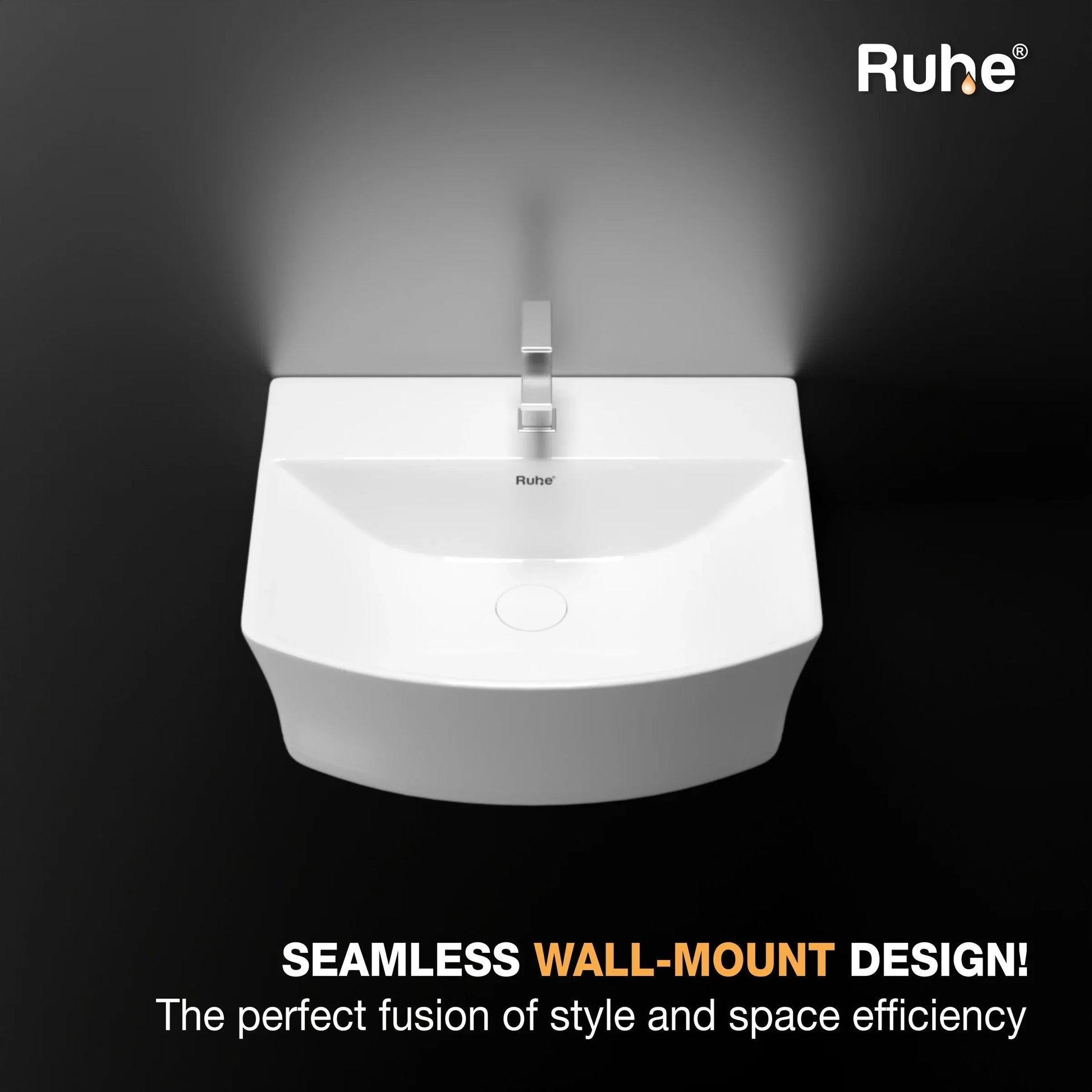 Felis Wall-hung Wash Basin (Clutter free look)