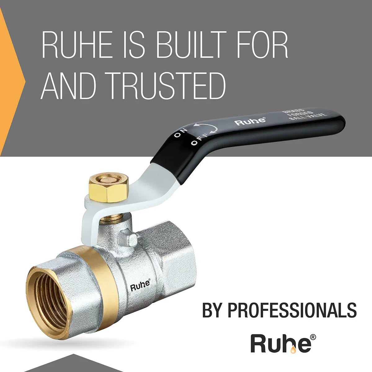 Brass Ball Valve (Â½ Inch) manufactured