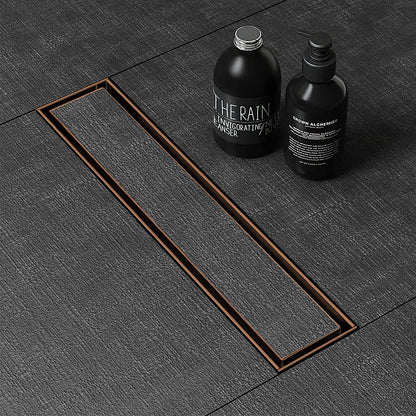 Marble-Insert Shower Drain Channel Coloured (5 inches)