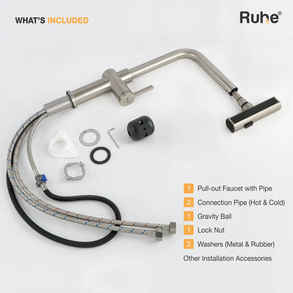 Arrow Triple Flow Pull-Out Kitchen Mixer Faucet