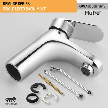 Demure Single Lever Deck-mount Wash Basin Mixer Tap - by Ruhe