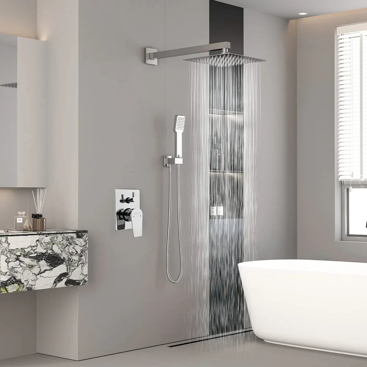 Elixir Single Lever 3-inlet (5 Way) Diverter - by Ruhe