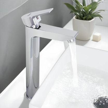 Elixir Single Lever Deck-mount Tall Body Wash Basin Mixer Tap - by Ruhe