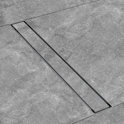 Marble-Insert Shower Drain Channel 5 inches