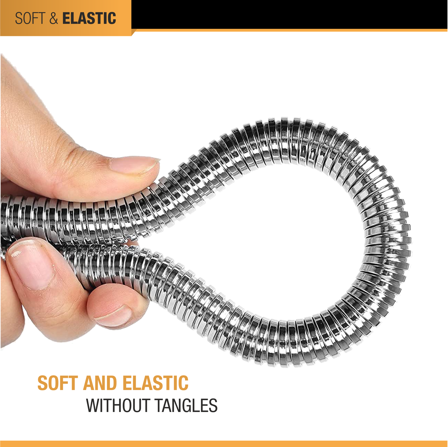 Shower Tube (1mtr) (304 Grade) soft and elastic