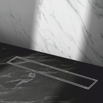 Tile-Insert Shower Drain Channel (4 Inches)