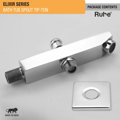 Elixir Bathtub Tap with Tip-Ton Button (Only Spout) - by Ruhe