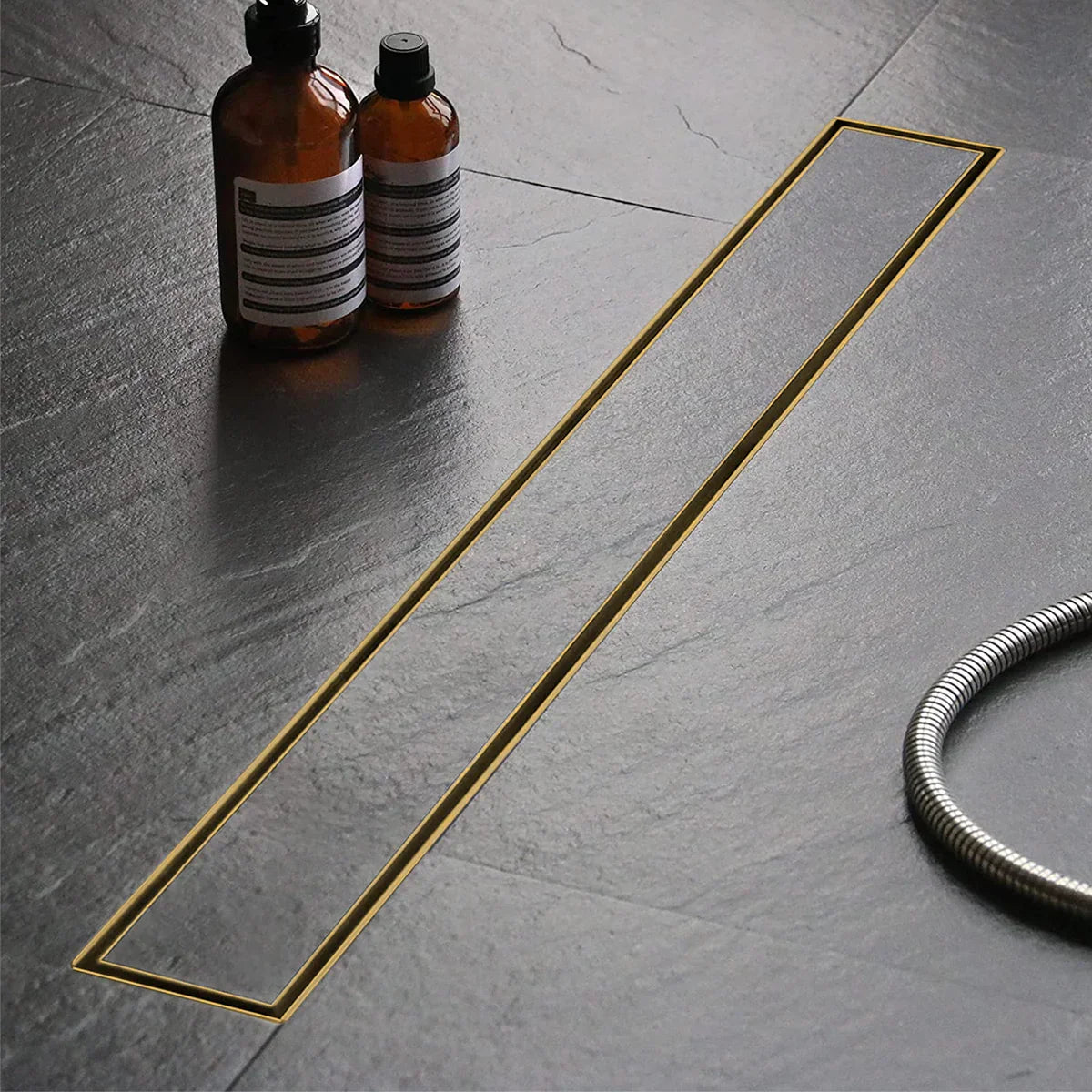 Tile-Insert Shower Drain Channel (4 Inches)