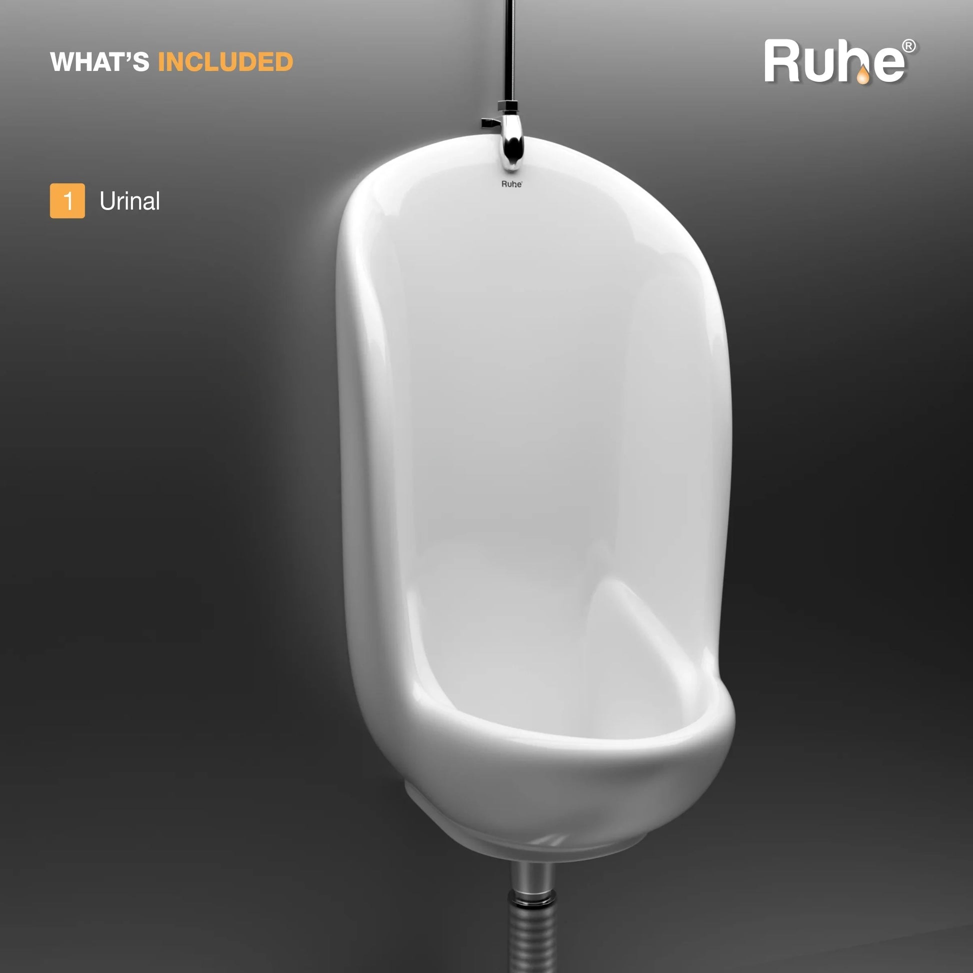 Vexel Wall-Hung Urinal, What’s Included