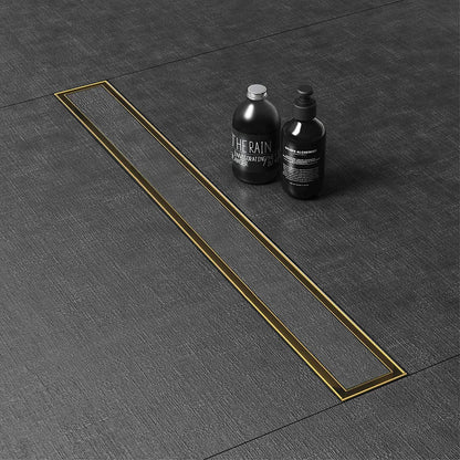 Tile-Insert Shower Drain Channel (3 Inches)