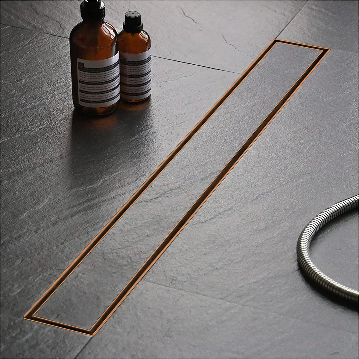 Tile-Insert Shower Drain Channel (4 Inches)