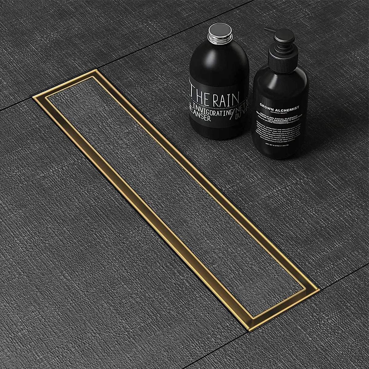 Tile-Insert Shower Drain Channel Coloured (3 Inches)