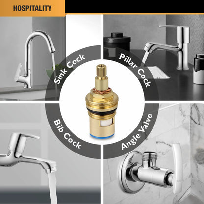 Brass Ceramic Disc Cartridge (Quarter-Turn) 6
