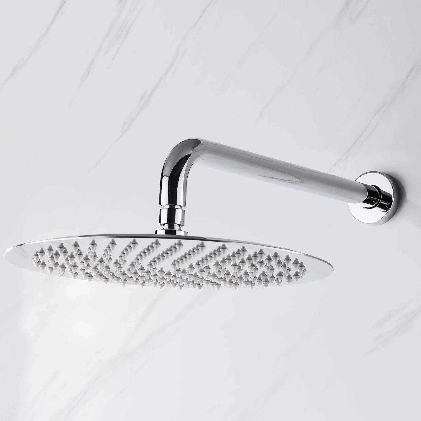 Round Full Bend Shower Arm