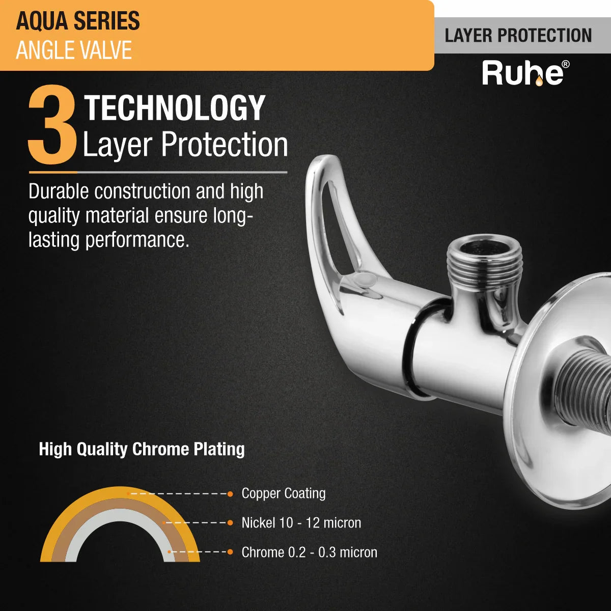 Aqua Angle Valve Brass Faucet protection