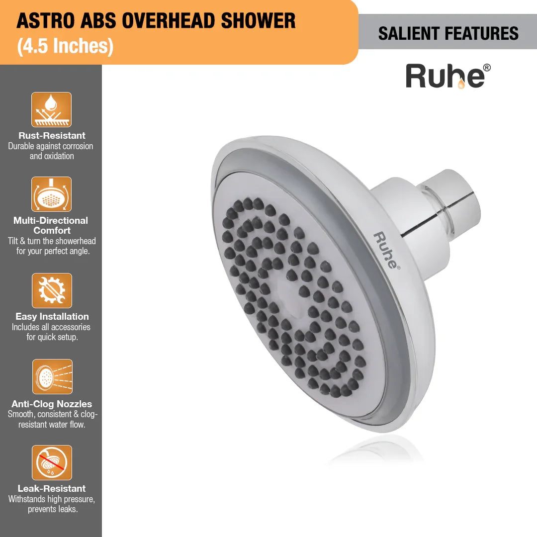 Astro ABS Overhead Shower (4.5 Inches)