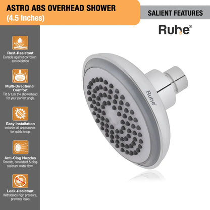 Astro ABS Overhead Shower (4.5 Inches)