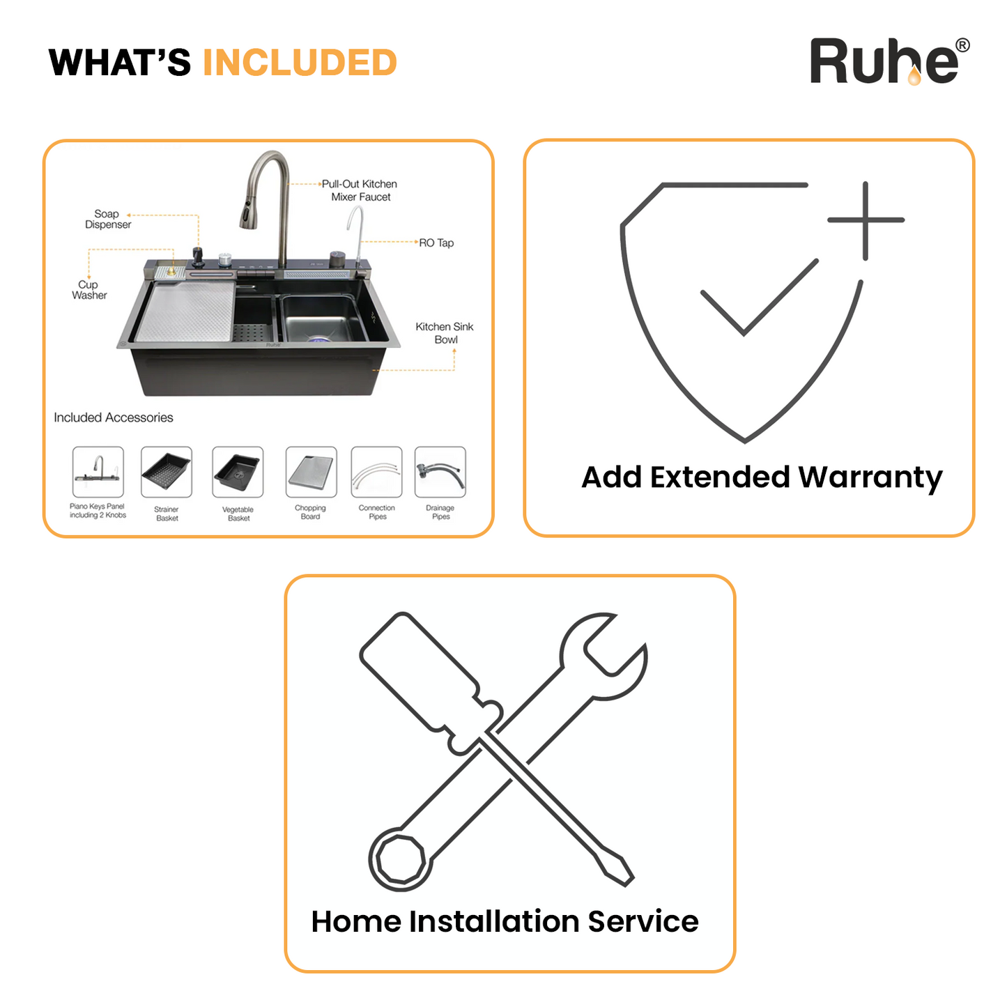 Piano Premium Smart Sink Care Bundle