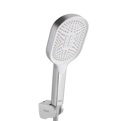 Ivory Triple Flow ABS Hand Shower with 1.5 Meter 304-grade SS Hose & Hook