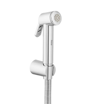 OHM Chrome Health Faucet with 304-Grade SS Hose & Hook