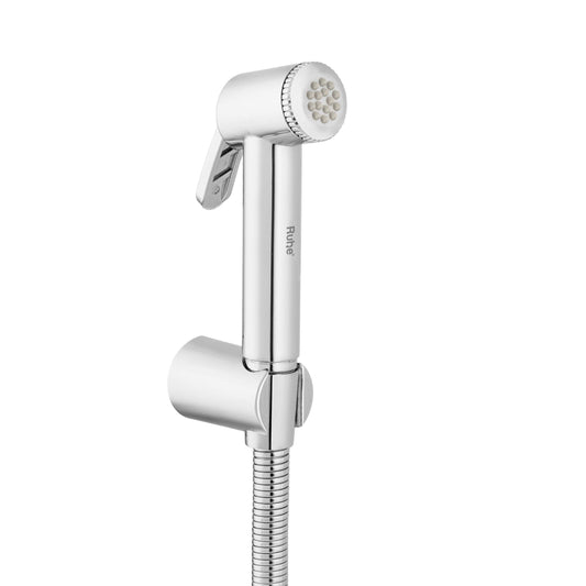 OHM Chrome Health Faucet with 304-Grade SS Hose & Hook