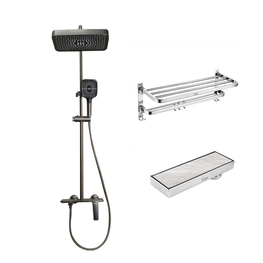 Rain Complete Shower Area Bundle