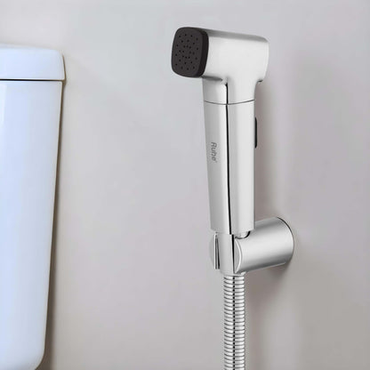 Spin Chrome Health Faucet with 360 Â° Swivel Head and 1 Meter 304-Grade SS Hose & Hook